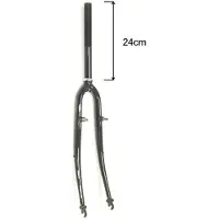 Hulzebos Voorvork vast 28 inch hydride 1 inch zwart