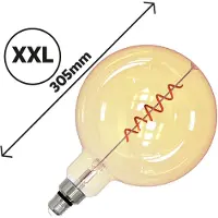 TINT Müller Licht white LED bol E27 4,9 W goud 4,9W white, dimbaar, Glas