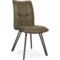 De Bommel Collecties Industri?le Eetkamerstoel Fancy | Stof | Groen Zwart