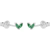 Karma Oorknoppen Tiny Double Leaves Groen