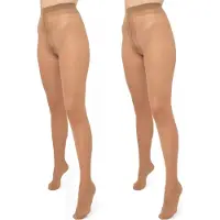 Giulia - Infinity klassieke 20den (Multipack) panty - Karamel - M