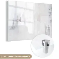MuchoWow Glasschilderij 180x120 cm - Schilderij acrylglas - Acrylverf - Verf - Design - Foto op glas - Schilderijen