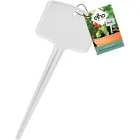 Elho Green Basics Plantlabels 6 - Accessoires voor Buitenkweken En Oogstenaccessoires - Ø 6.5 x H 12.5 cm - Wit