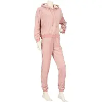 Apollo Huispak Dames Effen Licht Roze Fleece - Loungewear - Maat L/XL