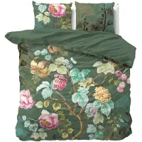Dreamhouse Dekbedovertrek Nature Chanda Olive Katoen-140 x 200 / 220 cm | 1-Persoons