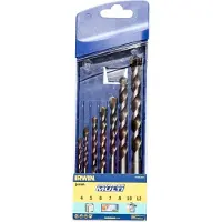 Irwin Multimateriaalboren 7-delige set 4/5/6/7/8/10/12mm