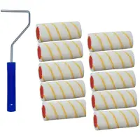 Benson 10x verfroller / vachtrollers incl beugel voor diverse verfsoorten 10 cm - Verfrollers