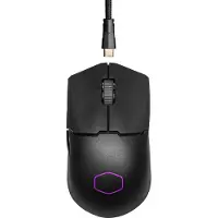 Cooler Master Peripherals MM712, geschikt voor zowel linker- als rechterhand, optische sensor, draadloos (RF) met Bluetooth en USB Type-A, 19000 DPI, zwart