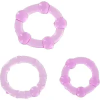 Erotiekvoordeel.nl Scala Stay Hard - 3 stuks - Cockring - Roze