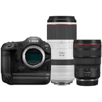 Canon EOS R3 + RF 24-70mm f/2.8L IS USM + RF 100-500mm f/4.5-7.1L IS USM