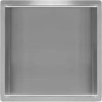 Saqu Shine inbouwnis 30x7x30cm RVS