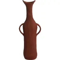 Light & Living Light&living Vaas deco 15x9,5x40 cm ANCONI steenrood