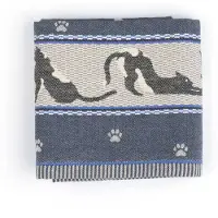 Bunzlau Castle Theedoek Cats Donkerblauw