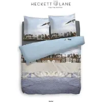Heckett & Lane HNL Refined Satin Dekbedovertrek Sailor Blauw 240x200/220