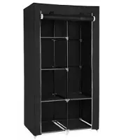 Herzberg HG-8010 Opberggarderobe Klein - Zwart