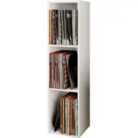 VCM Platto3 wandkast voor LP 3 planken wit.