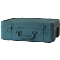 Hachiman Trunk Story M - Slate blue - 36,8 W x 27,6 H x 13,5 L cm / Kunststof