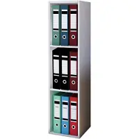Hioshop Offas3 kantoor wandkast 3 planken wit.