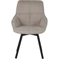 Giga Meubel Stoel Shannon Beige Draaibaar