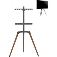 Vdd Tv beeldscherm standaard statief - schilders ezel design - draaibaar - tot 65 inch