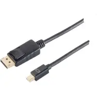 Shiverpeaks Mini Displayport/ Displayport, 1.2, 4K, schwarz 2m