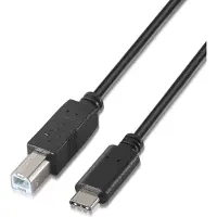 Aisens Kabel USB-C naar USB B Aisens A107-0054 Zwart 2 m (1 Stuks)