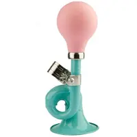 Pexkids Fietstoeter krul - Groen met roze bol