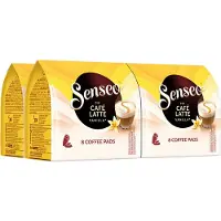 Saeco Café Latte Vanilla Koffiepads - Intensiteit 2/9 - 4 x 8 pads