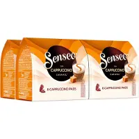 Saeco Cappuccino Caramel Koffiepads - Intensiteit 2/9 - 4 x 8 pads