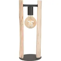 Label51 - Tafellamp Woody - Beige - 18x18x45cm