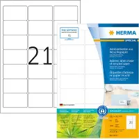 Herma Etiket recycling 10727 63.5x38.1mm 1680stuks wit
