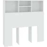 vidaXL Hoofdbordkast 100x19x103,5 cm wit