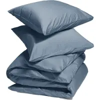 Yumeko Dekbedovertrek set Katoen Satijn 200x220 Blauw - Eco, Bio & Fairtrade