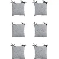 Madison - Zitkussen - Universeel - 6st - 46 x 46cm - Outdoor Palm Grey