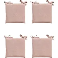 Madison - Zitkussen - Universeel - 4st - 46x46cm - Outdoor Check Pink