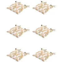 Madison - Zitkussen - Universeel - 6st - 46x46 - Outdoor Flora Yellow