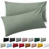 Blumtal Kussensloop Microvezel Kussenhoes 40 x 60 cm - Summer Green - Met Rits - Set van 2