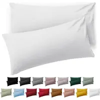 Blumtal Kussensloop Microvezel Kussenhoes 40 x 80 cm - Wit - Set van 2