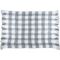 Mars & More *plaid wol look ruit beige 130x170cm*