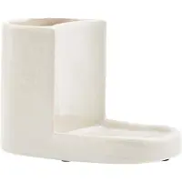 Meraki Datura Brush & Soap Holder Small - Shellish Grey