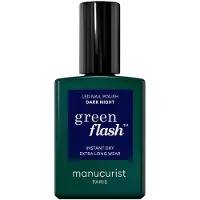 Manucurist Paris Green Flash Gel Polish Dark Night