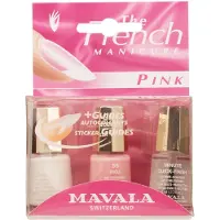 Mavala French Manicure kit Pink: White 5ml + Riga 5ml + Minute Quick Finish 5ml