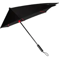 StorMaxi storm paraplu frame windproof - zwart/rood - 100 cm - Paraplu's