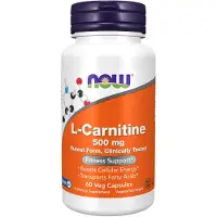 Now L-Carnitine 500 mg (60 Capsules) - aminozuur, carnitine - carnitine - carnitine