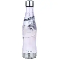 Glacial waterfles 400 ml Pink marble