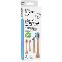 The Humble Co. Opzetborstels - Bamboe - 4-pack - Philips Sonicare