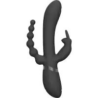 VIVE Rine - Luxe Vibrator voor Vaginaal en Anaal - Zwart