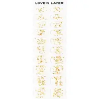 Love'n Layer Love Note Funky Sparkle Gold