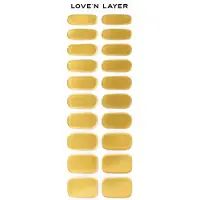 Love'n Layer Love Note Metallic Shiny Gold
