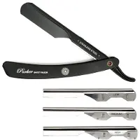 Parker PTABK Adjustable Push w. 3 blade option Metal Black Bar